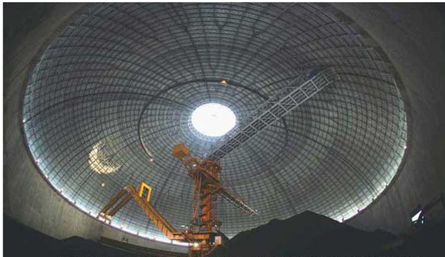 甘南发电厂干煤棚网架